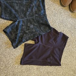 2 workout shorts size M