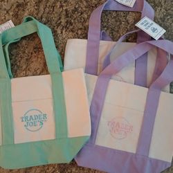 Trader Joes Mini Tote Bags 