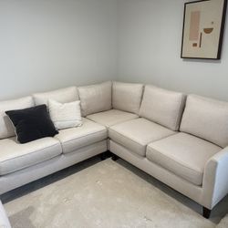 Pottery Barn 90” Corner Couch