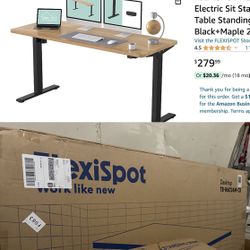 NEW 60" Standing Desk - (still in box) - 14 days till returning Amzn