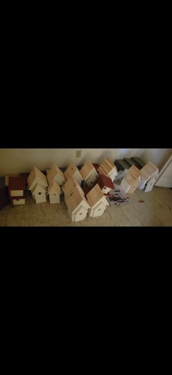 Handmade Wood Birdhouses