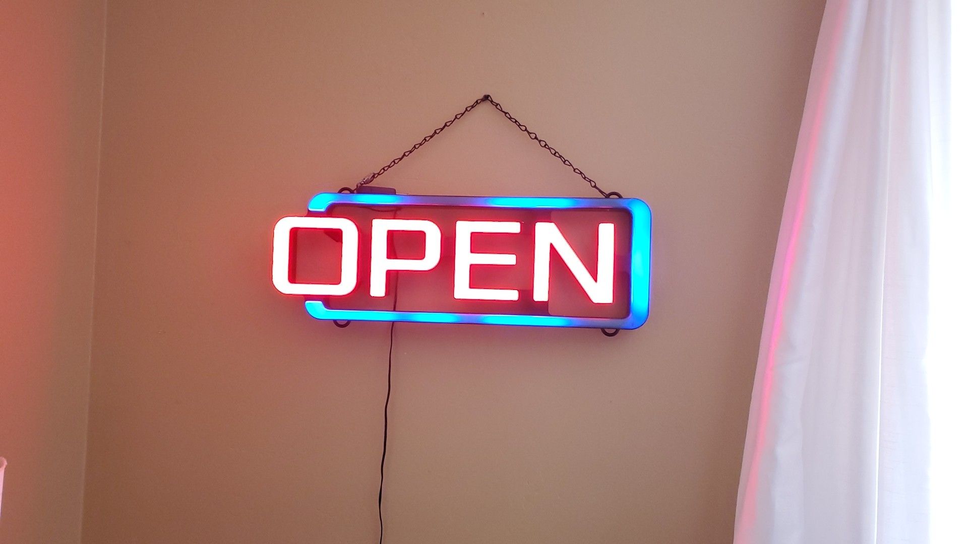 Neon sign