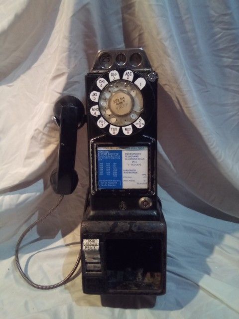 Vintage Western Electric 234g 3 Slot Payphone