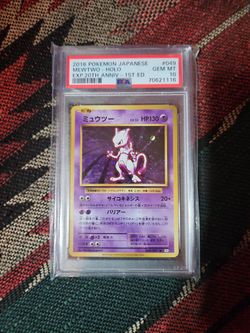 1st Edition 20th Anniversary Mewtwo Psa 10 