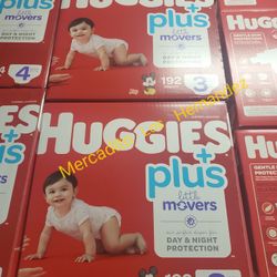 Huggies Little Movers Size 3 - 204 Diapers Pañales/ Firm price
