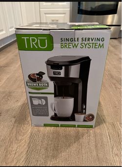 TRU Single Serving Brew System Coffee Maker