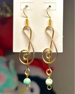Hand-made earrings