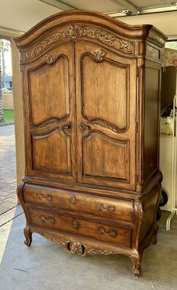 Hickory White - Media Storage Cabinet Armoire From Rob & Stucky - MOVING SALE!