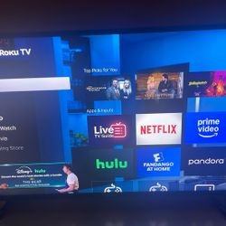 43 INCH ROKU TV REMOTE NOT INCLUDED