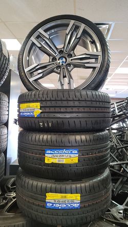 19" BMW WHEELS RIMS AND TIRES-WE FINANCE 👍👍