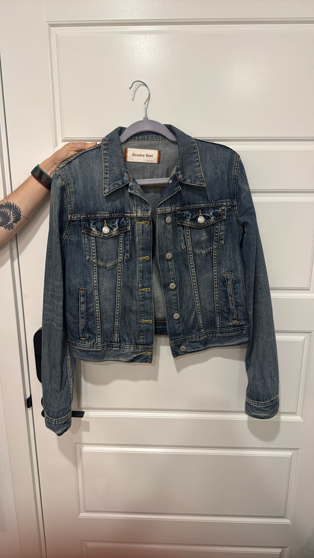 Aritzia jean Jacket
