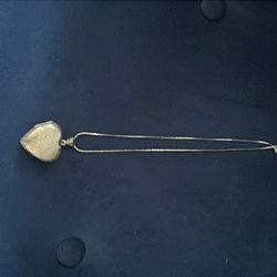 Silver heart locket