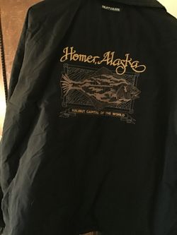 Drift creek outdoors halibut jacket sz L NEW