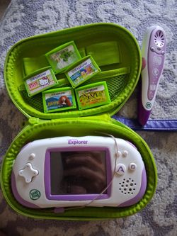 Leapster Leapfrog and 5games.and leapfrog tag w book