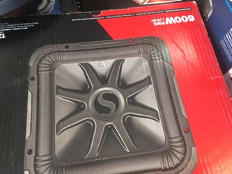 Kicker subwoofer at seven