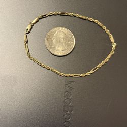 14k milano bracelet 3.2 grams 