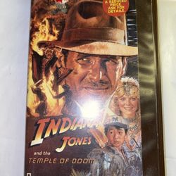 Indiana Jones, Temple Of Doom, Vhs