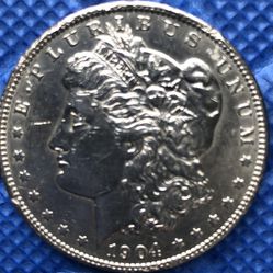 1904-O 90% Silver Morgan Dollar Coin