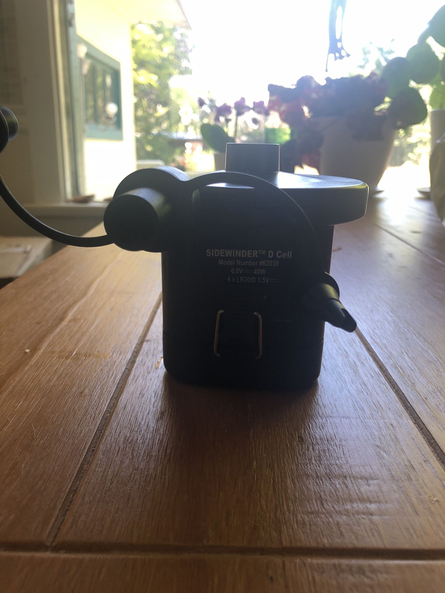 Two Battery-Powered Air Pumps (Coleman And Sidewinder)