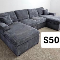 Sectional Couch Double Chaise