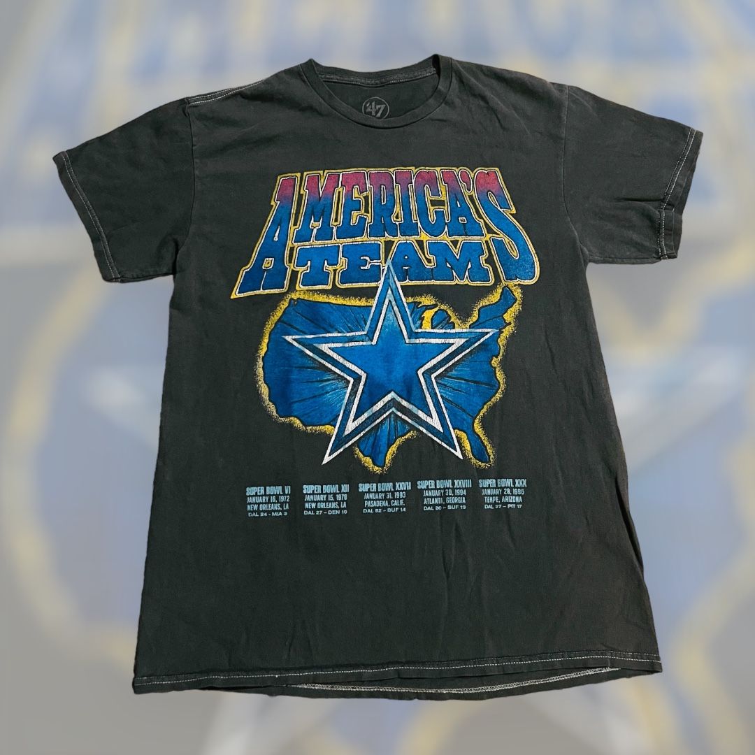 47 brand NFL Americas team Dallas Cowboys small graphic tee NWOT
