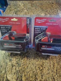 Milwaukee M18  baterias 6.0 nuevas precio firme
