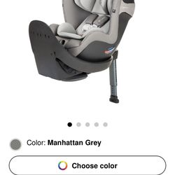 CYBEX Sirona S with SensorSafe, Convertible Car Seat, 360° Rotating Seat, Rear-Facing or Forward-Facing Car Seat, Easy Installation, SensorSafe Chest 