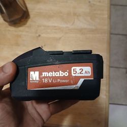 Metabo 5.2Ah 18v Battery