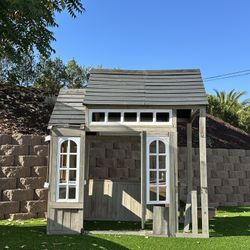 Wooden playhouse