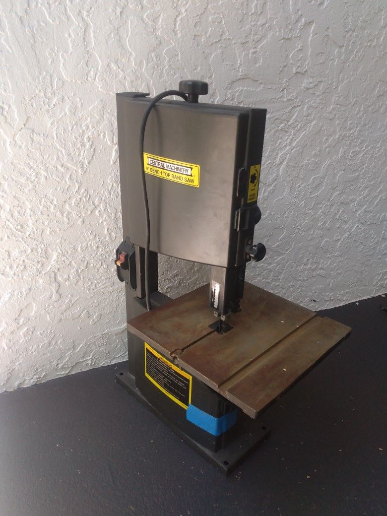 9" Band Saw Bench Top - 1/3 HP Motor Central Machinery Shop Power Tool