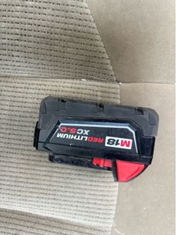 Milwaukee 5.0 used battery