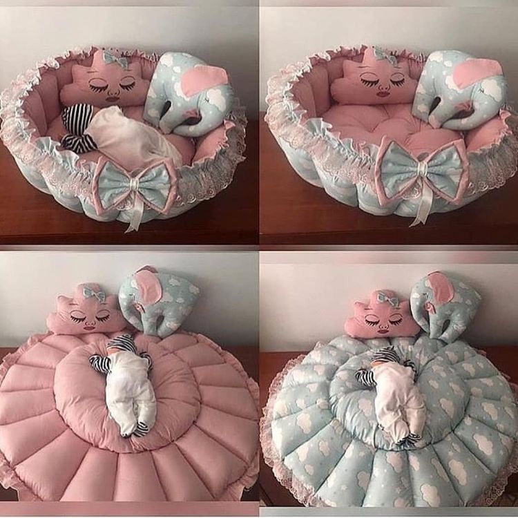 Baby sleeping basket custom made on order
