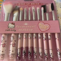 Hello Kitty Makeup Brushes 
