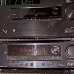 Two Non-working Onkyo AVRs