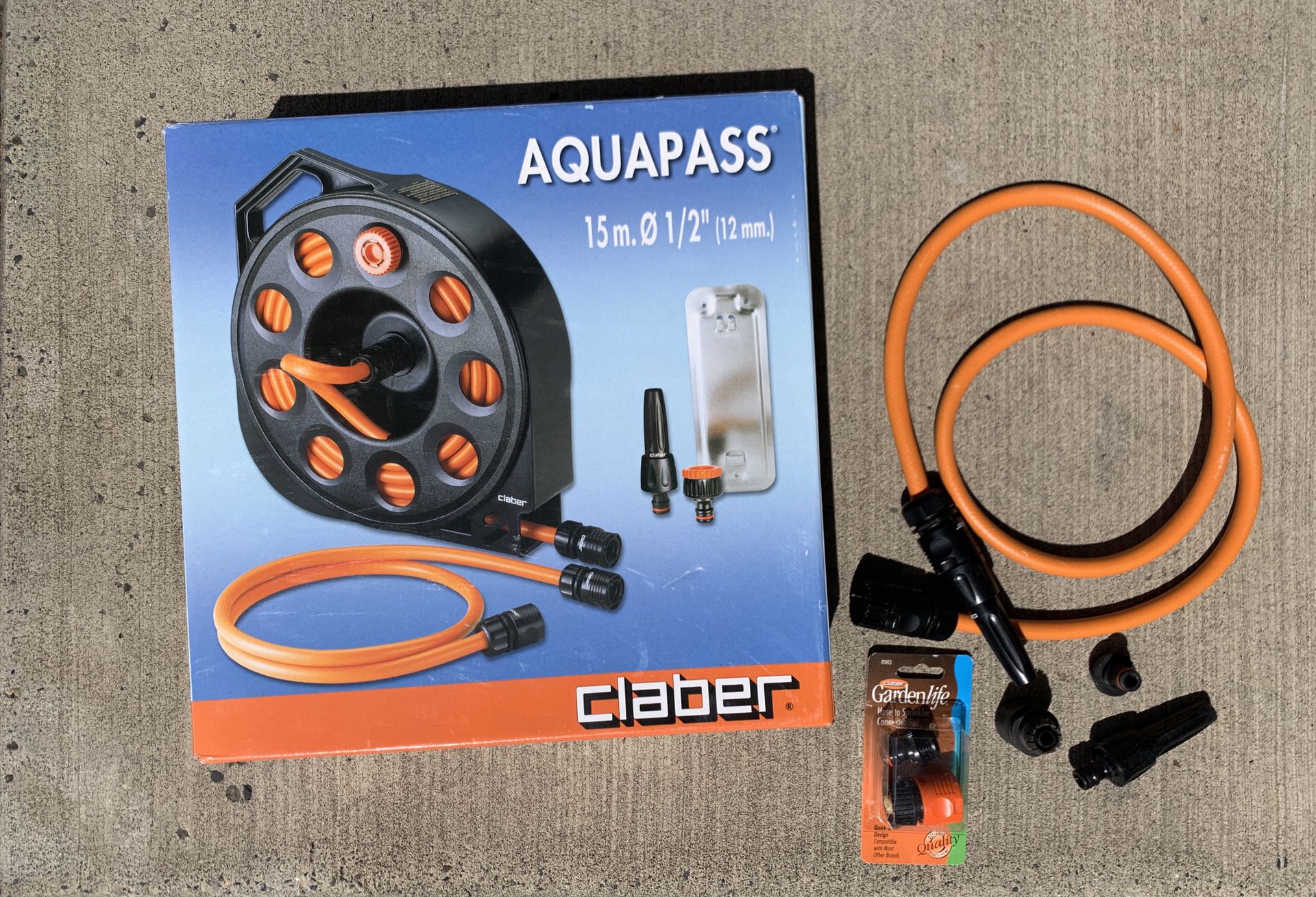 Aquapass water hose with cassette roller