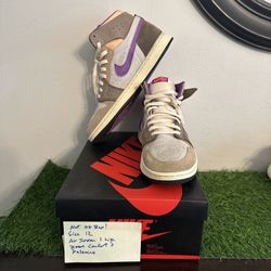 Nike Air Jordan 1 High Zoom CMFT 2 Palomino Berry Sneakers DV1307-205 Mens 12