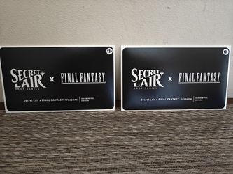 Final Fantasy x MTG Secret Lair EN FOIL EDITION Weapons and Grimoire 

Weapons $75
Grimoire $70