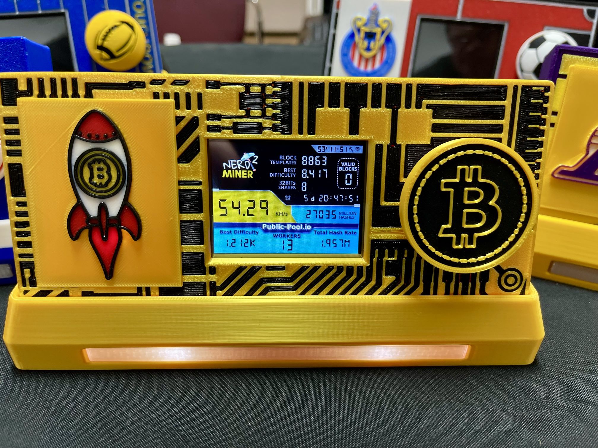 Nerdminer Bitcoin Miner Custom Made