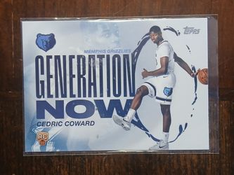 Basketball Cedric coward rc card