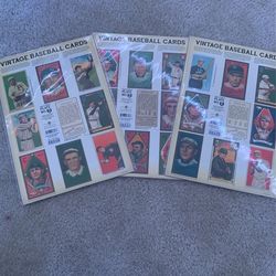 Baseball Cards Collecters Item 15$ Each .Or 45$ For All