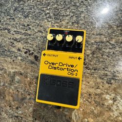 Boss OS-2 Overdrive Distortion guitar
