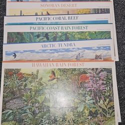 8 NATURE OF AMERICA STAMP SHEETS

