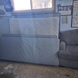 Queen Size Bed ,base , Couch , And Portable Bed And Pillow
