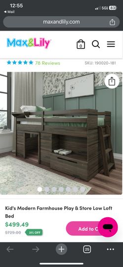 Lightly Used Kids Twin Bed
