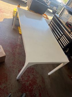 CB2 Aqua Virgo dining table in high-gloss white