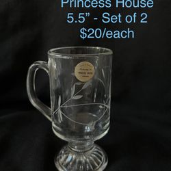 Vintage Princess House Etched Heritage Collection