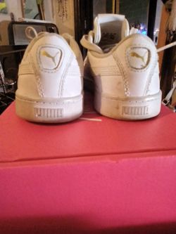 5.5 White Puma Soft foam Tennis Shoe