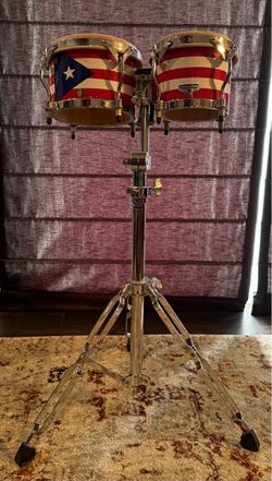 LP Matador Puerto Rican Bongos with Stand