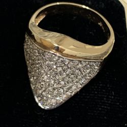 3 TCW Diamond Pyramid Ring 