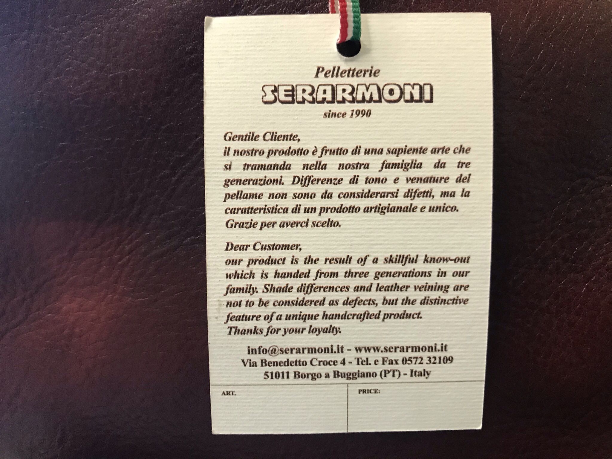 Italian Leather Duffel .. MOVING SALE
